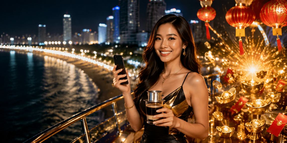 Người dùng tại Nha Trang nhận thưởng phong bì đỏ khi uống cà phê và truy cập ly88